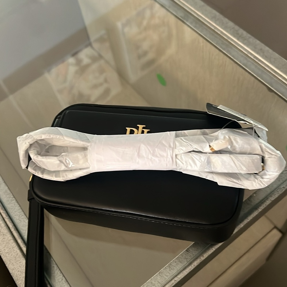 🆕 Lauren Ralph Lauren Leather Small Marcy Convertible Pouch - Picture 14 of 17
